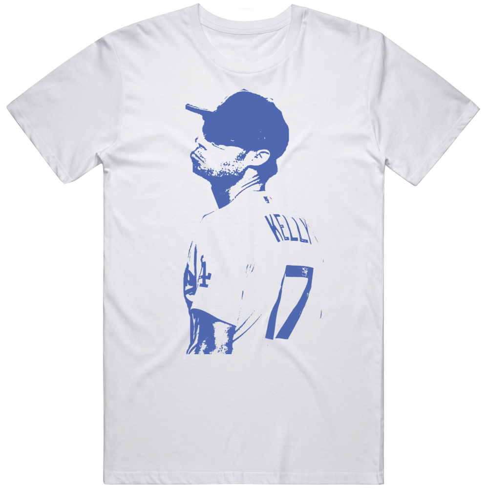 LaLaLandTshirts Joe Kelly Nice Swing Silhouette Los Angeles Baseball Fan T Shirt Classic / White / 2 X-Large