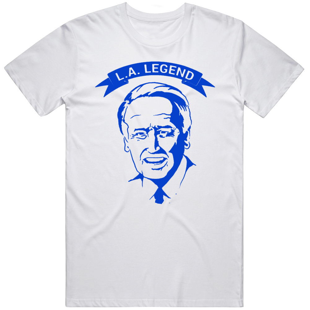 Vin Scully Tribute Patch LA The Voice Los Angeles Baseball V2 T Shirt –  LaLaLandTshirts