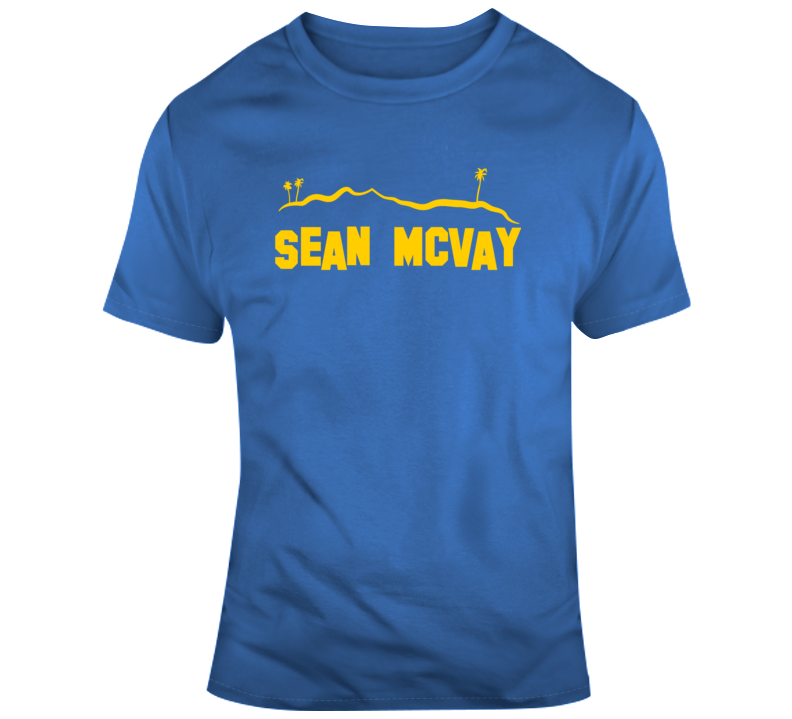 Sean McVay Mcslay Coach La Football Fan T Shirt Classic / Gold / Large