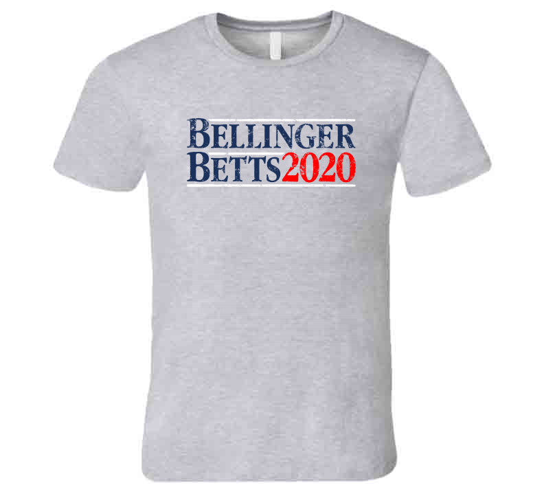 Bellinger Betts 2020 Presidential Parody LA Baseball Fan Distressed T –  LaLaLandTshirts