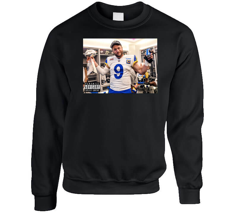 Lids Matthew Stafford Los Angeles Rams Fanatics Branded Super Bowl LVI  Champions Player Name & Number Long Sleeve T-Shirt - Black