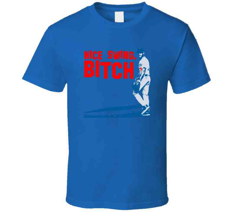 Los Angeles Dodgers Joe Kelly Fight Club Nice Swing Bitch T-Shirt - TeeNavi