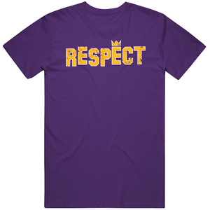 Lebron James Respect Crown 2020 Los Angeles Basketball Fan Distressed T Shirt