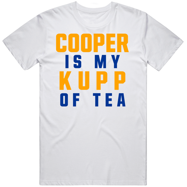 LaLaLandTshirts Cooper Kupp Cooper Freakin Kupp Los Angeles Football Fan T Shirt Crewneck Sweatshirt / Royal Blue / 2 X-Large