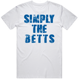 Mookie Betts Simply The Betts Los Angeles Baseball Fan V2 T Shirt