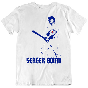 Corey Seager Bomb Los Angeles Jagermeister Parody Jagerbomb Los Angeles Baseball Fan T Shirt