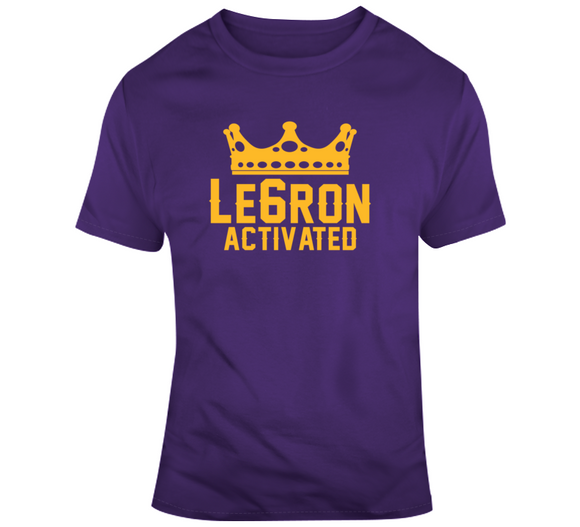 LeBron James Le6ron Activated La Basketball Fan V2 T Shirt