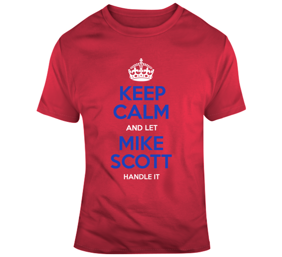 Mike Scott Keep Calm Handle It Los Angeles Basketball Fan T Shirt