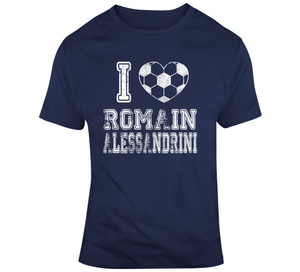 Romain Alessandrini I Heart Los Angeles Soccer T Shirt