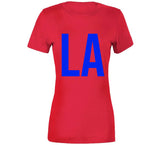 LA Los Angeles Basketball Fan v2 T Shirt