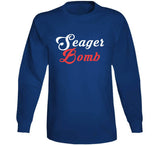 Corey Seager Seager Bomb Los Angeles Baseball Fan T Shirt