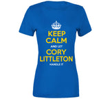 Cory Littleton Keep Calm Handle It La Football Fan T Shirt