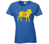 Ndamukong Suh 93 Bighorn Distressed La Football Fan T Shirt