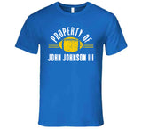 Property Of John Johnson III La Football Fan T Shirt