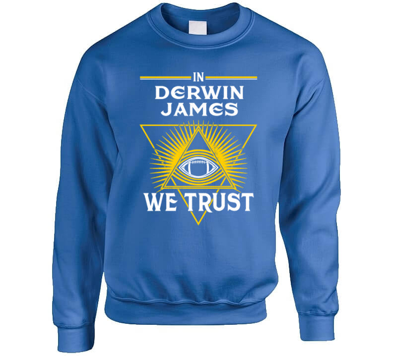 Derwin James Shirt, Los Angeles Football Men's Cotton T-Shirt