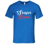 Corey Seager Seager Bomb Los Angeles Baseball Fan T Shirt