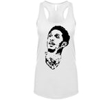 Lou Williams Silhouette Big Face La Basketball Fan T Shirt