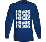 Freddie Freeman X5 Los Angeles Baseball Fan T Shirt