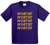 James Worthy X5 Los Angeles Basketball Fan V2 T Shirt