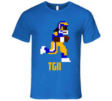 Todd Gurley Ii Tgii 8 Bit Tecmo Bowl Los Angeles Football Fan T Shirt