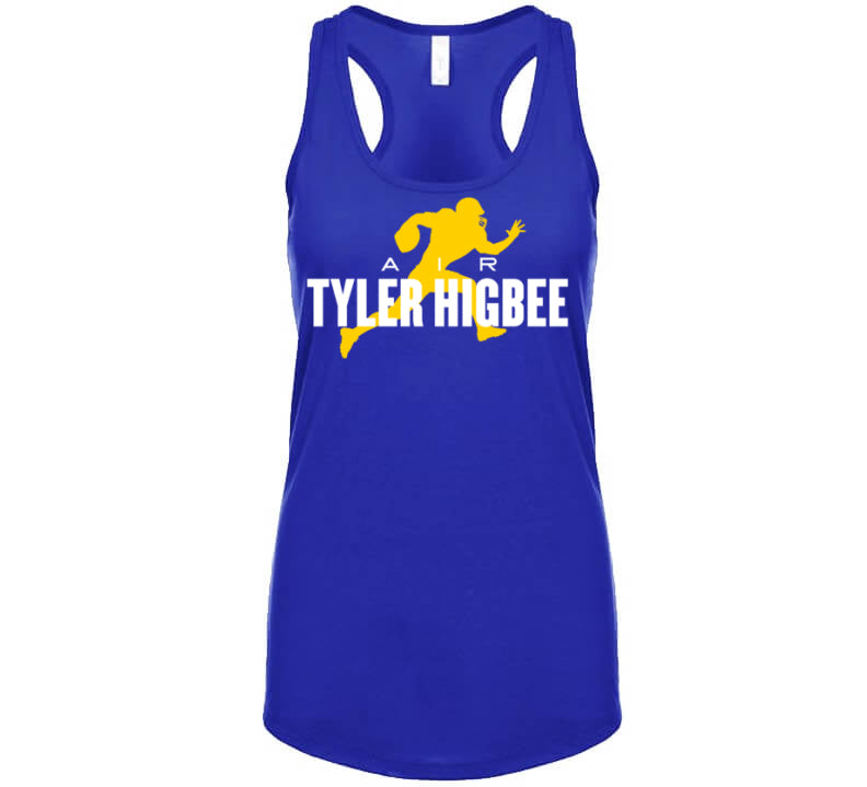 Tyler Higbee Shirt, Los Angeles Football Men's Cotton T-Shirt