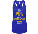 Ndamukong Suh Keep Calm Handle It La Football Fan T Shirt