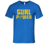 Todd Gurley Gurl Power Los Angeles Football Fan Distressed T Shirt