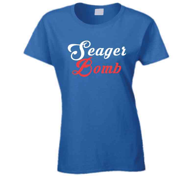 LaLaLandTshirts Los Doyers La Baseball Fan V2 T Shirt Ladies Tanktop / Royal Blue / Large