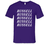 D'Angelo Russell X5 Los Angeles Basketball Fan V2 T Shirt